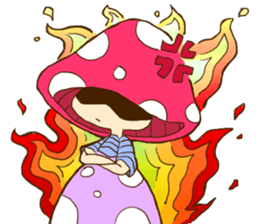 Is avoided; a toadstool "Beniko-chan" sticker #6802392
