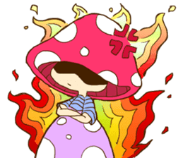 Is avoided; a toadstool "Beniko-chan" sticker #6802392