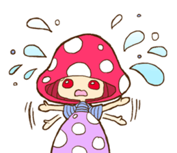 Is avoided; a toadstool "Beniko-chan" sticker #6802393