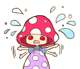 Is avoided; a toadstool "Beniko-chan" sticker #6802393