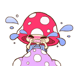 Is avoided; a toadstool "Beniko-chan" sticker #6802394