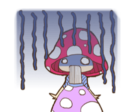 Is avoided; a toadstool "Beniko-chan" sticker #6802395