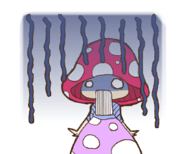 Is avoided; a toadstool "Beniko-chan" sticker #6802395