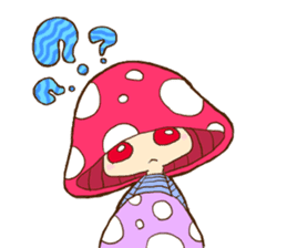 Is avoided; a toadstool "Beniko-chan" sticker #6802397