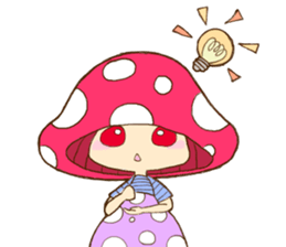 Is avoided; a toadstool "Beniko-chan" sticker #6802402