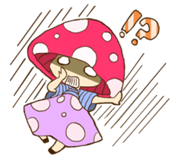 Is avoided; a toadstool "Beniko-chan" sticker #6802403