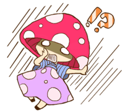 Is avoided; a toadstool "Beniko-chan" sticker #6802403