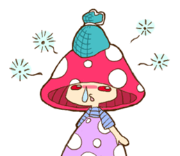 Is avoided; a toadstool "Beniko-chan" sticker #6802405