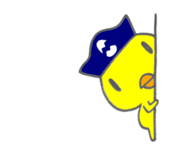 TINY CAPTAIN CHICK sticker #6802696