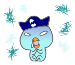 TINY CAPTAIN CHICK sticker #6802703