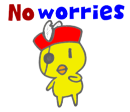 TINY CAPTAIN CHICK sticker #6802711