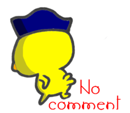 TINY CAPTAIN CHICK sticker #6802716