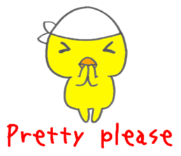 TINY CAPTAIN CHICK sticker #6802722