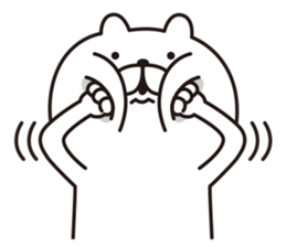 The bear told by a movement sticker #6802732