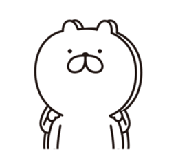 The bear told by a movement sticker #6802734