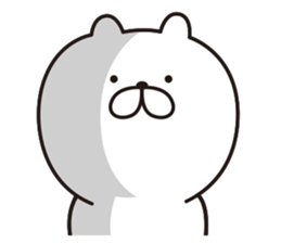 The bear told by a movement sticker #6802737