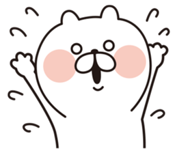 The bear told by a movement sticker #6802749