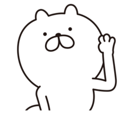 The bear told by a movement sticker #6802760