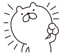 The bear told by a movement sticker #6802761