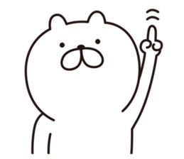 The bear told by a movement sticker #6802762