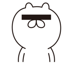 The bear told by a movement sticker #6802767