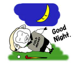 Sticker of Field Hockey Animals sticker #6802969
