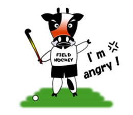 Sticker of Field Hockey Animals sticker #6802974