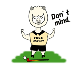 Sticker of Field Hockey Animals sticker #6802983