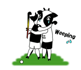 Sticker of Field Hockey Animals sticker #6802986