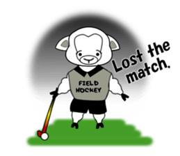 Sticker of Field Hockey Animals sticker #6802993