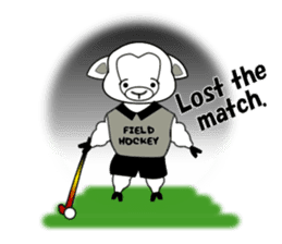 Sticker of Field Hockey Animals sticker #6802993