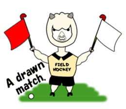 Sticker of Field Hockey Animals sticker #6802995