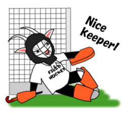 Sticker of Field Hockey Animals sticker #6802997