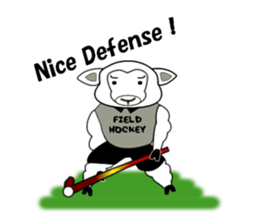 Sticker of Field Hockey Animals sticker #6802999