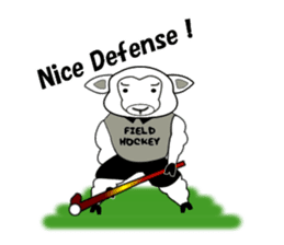 Sticker of Field Hockey Animals sticker #6802999