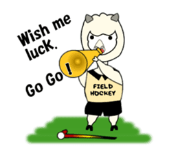 Sticker of Field Hockey Animals sticker #6803001