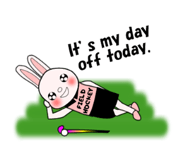 Sticker of Field Hockey Animals sticker #6803002