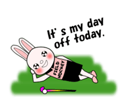 Sticker of Field Hockey Animals sticker #6803002