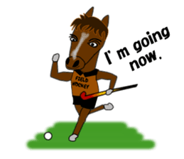 Sticker of Field Hockey Animals sticker #6803003