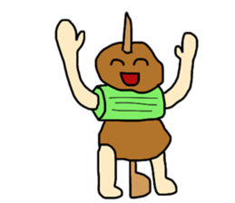 Chicken Pieces and Leek Man sticker #6803089