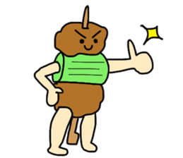 Chicken Pieces and Leek Man sticker #6803093