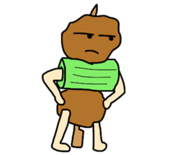 Chicken Pieces and Leek Man sticker #6803095