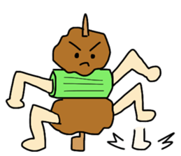 Chicken Pieces and Leek Man sticker #6803098