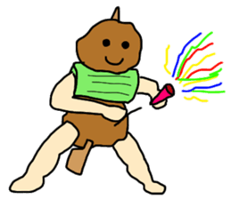 Chicken Pieces and Leek Man sticker #6803101