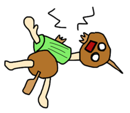 Chicken Pieces and Leek Man sticker #6803107