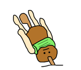 Chicken Pieces and Leek Man sticker #6803113