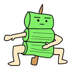 Chicken Pieces and Leek Man sticker #6803119