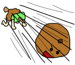 Chicken Pieces and Leek Man sticker #6803120