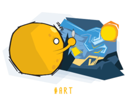 Average day of Mr.Moon sticker #6803364