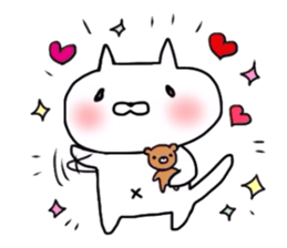 A kitty goes! sticker #6803776